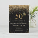 Search for surprise 50th anniversary invitations Black