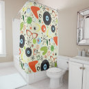 Search for 1960s pattern shower curtains Starburst