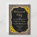 Search for sunflowers retirement party invitations Retired
