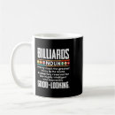 Search for funny billiards mugs Snooker