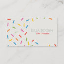 Search for sprinkles business cards Modern