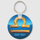 Search for libra zodiac key rings Blue