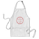 Search for red leaf aprons White