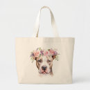 Search for pitbull tote bags Flowers
