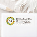 Search for circle return address labels Green