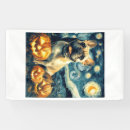 Search for starry night banners Halloween