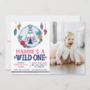 Search for tribal birthday invitations Feathers