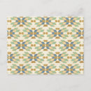 Search for tribal patterns postcards Watercolor