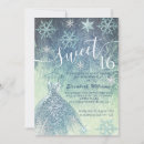 Search for blue winter wonderland invitations Princess