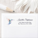 Search for green hummingbird return address labels Bird lover
