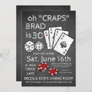 Search for gambling birthday invitations Dice