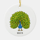 Search for iridescent christmas tree decorations Peacock