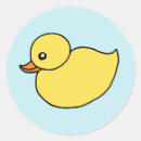 Search for cute yellow duck stickers Birthday