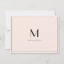 Search for modern monogram cards Elegant