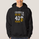 Search for 40th birthday hoodies 40 years