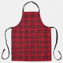 Search for stewart plaid aprons Red