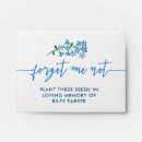 Search for memorial seed packet Floral