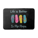 Search for flip flop bath mats Vacation