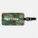 Search for camo luggage tags Military