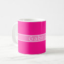 Search for hot pink monogram mugs Stylish