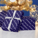 Search for dark blue christmas wrapping paper Modern