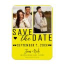 Search for yellow wedding save the dates Bright