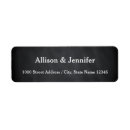 Search for rustic chalkboard return address labels White