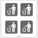 Search for garbage can stickers Bin