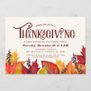 Search for colourful thanksgiving invitations Foliage
