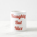 Search for naughty and nice mugs Red