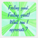 Search for good feeling stickers Green