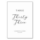 Search for 30 table cards White