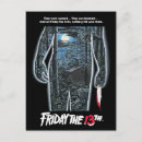 Search for slasher postcards Friday the 13th