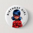 Search for miraculous ladybug badges Toddler birthday