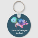 Search for sea turtle rounded key rings For kids