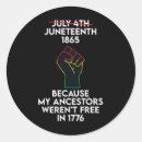 Search for african american celebration stickers Juneteenth