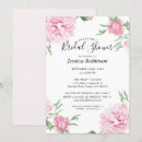Search for white floral bridal shower invitations Traditional