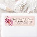 Search for flower design return address labels Modern