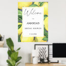 Search for lemon bridal shower welcome signs Yellow