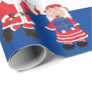 Search for mrs claus wrapping paper Santa