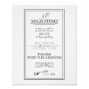 Search for no soliciting signs Away