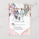 Search for dream wedding rsvp cards feathers