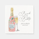 Search for brunch and bubbly napkins Cocktail bridal shower