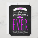 Search for grandparents to be cards Chalkboard