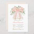 Search for peach baby girl shower invitations Mother to be