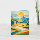Search for mountain note cards Illustration
