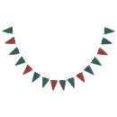 Search for red and gold bunting flags Merry christmas