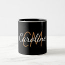 Search for gold and black mugs Monogram monogrammed