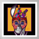Search for sugar skull decor posters Black