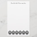 Search for black and white stationery paper Chic